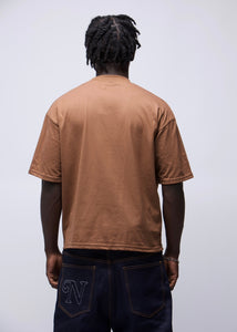Basic Boxy Tee Brown