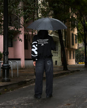 Cargar imagen en el visor de la galería, Sound Barrier Black Raglan Hoodie