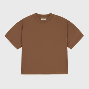 Basic Boxy Tee Brown