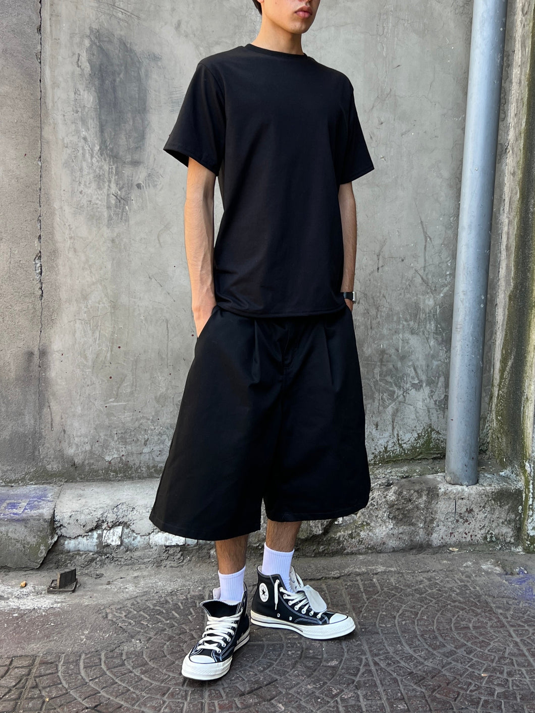 Cloud Balloon Shorts Black