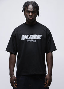 Japan Silver Logo Black Boxy Tee