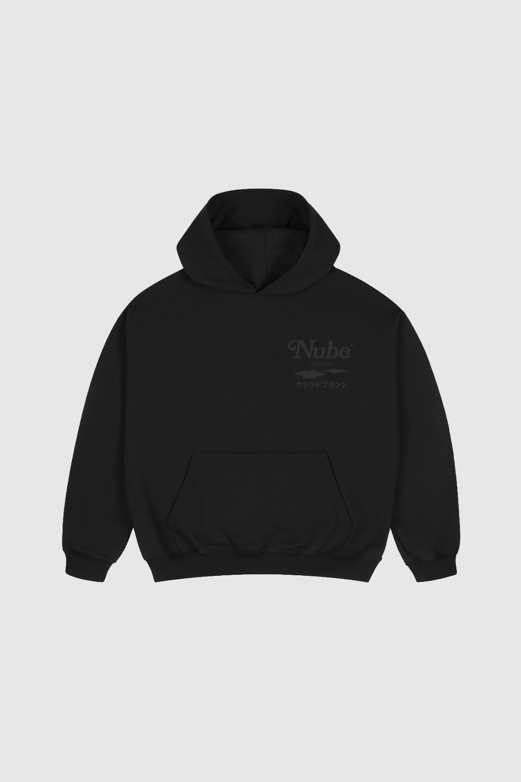 Japanese Logo Black Hoodie
