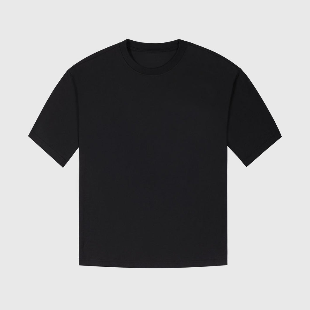 Basic Regular Fit Black Tee