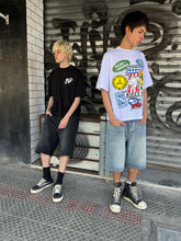 Cargar imagen en el visor de la galería, Small N Baggy Shorts Black Washed