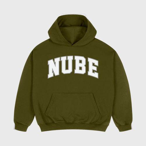 Varsity Hoodie Olive Green