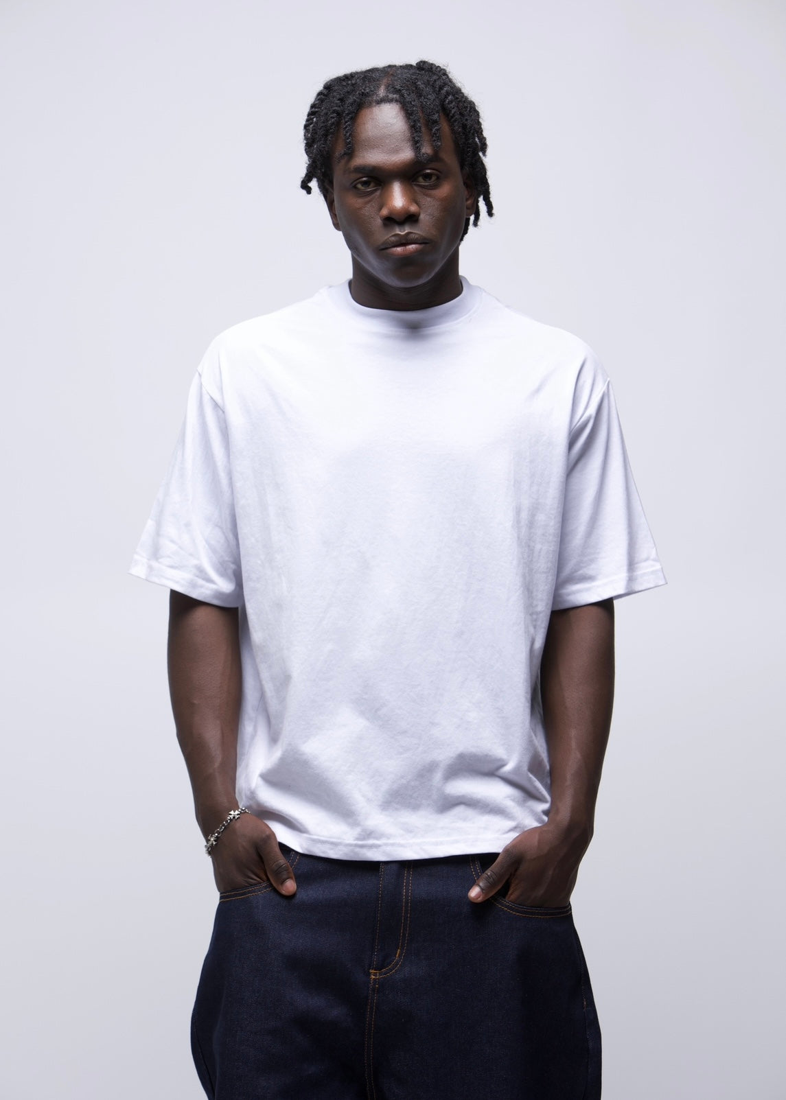Basic Boxy Tee - White