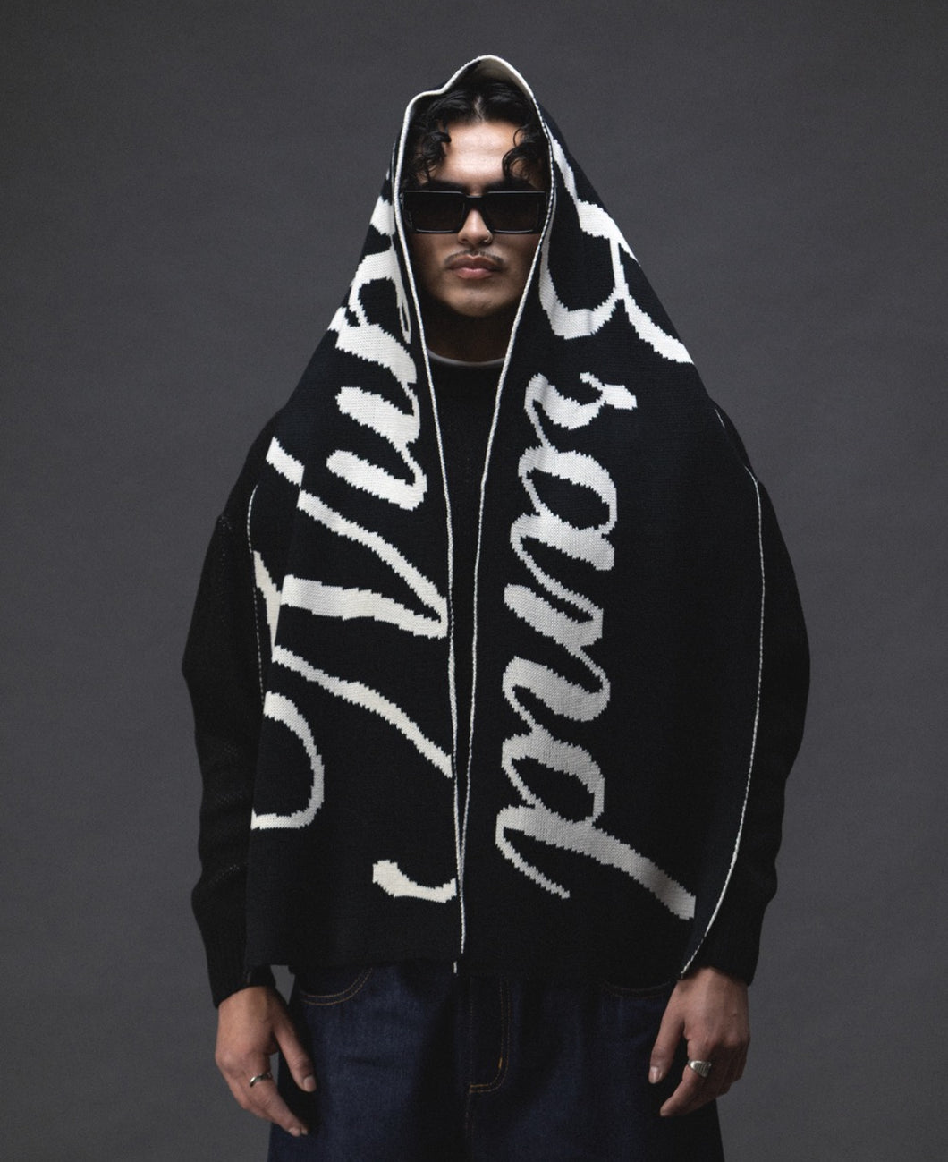 Script Logo Long Scarf