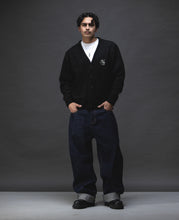 Cargar imagen en el visor de la galería, Script Logo Black Cardigan