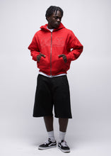 Cargar imagen en el visor de la galería, Nubes Big Stitch Hoodie Red
