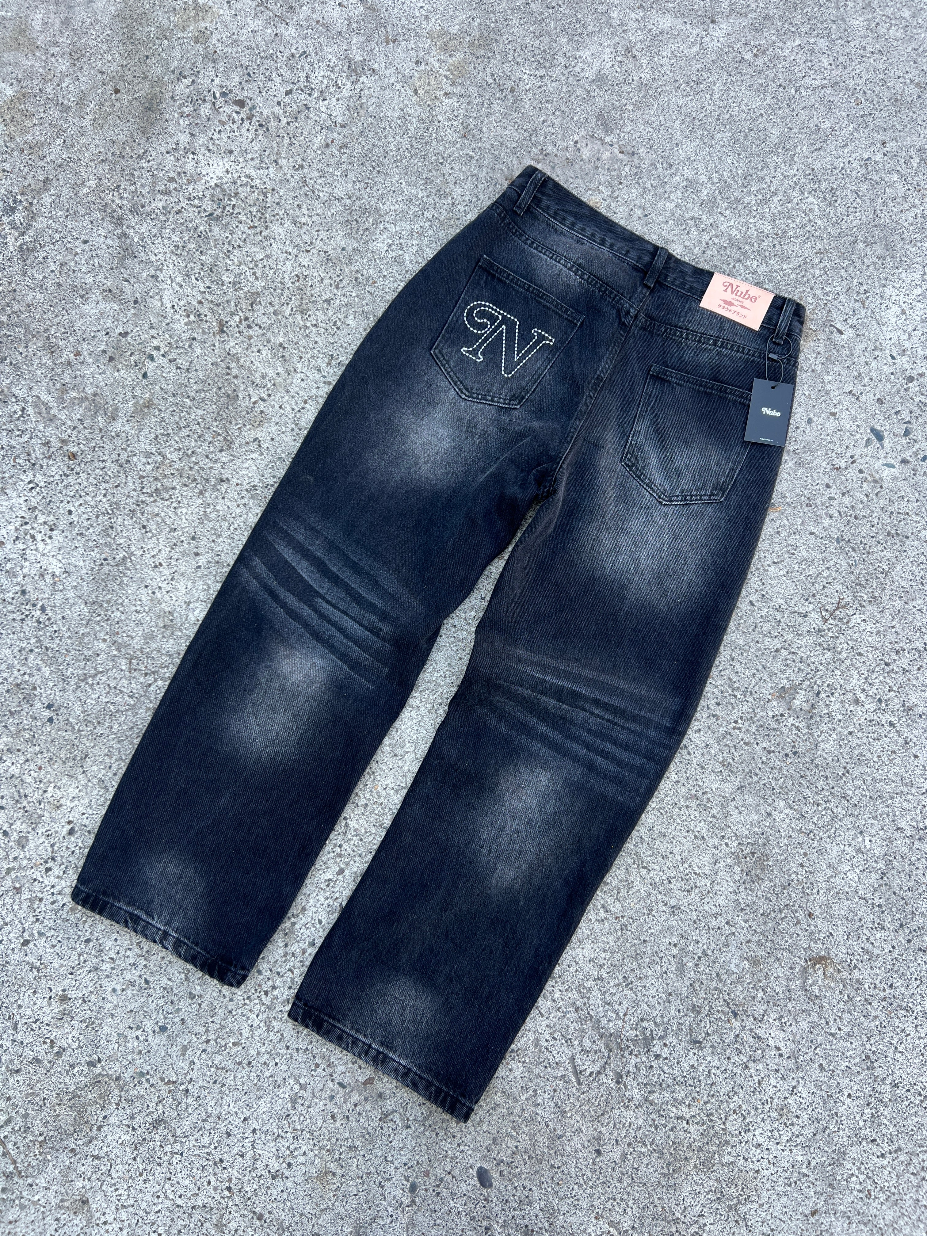Big N Baggy Jeans Washed Black