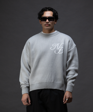 Cargar imagen en el visor de la galería, Script Logo Grey Sweater