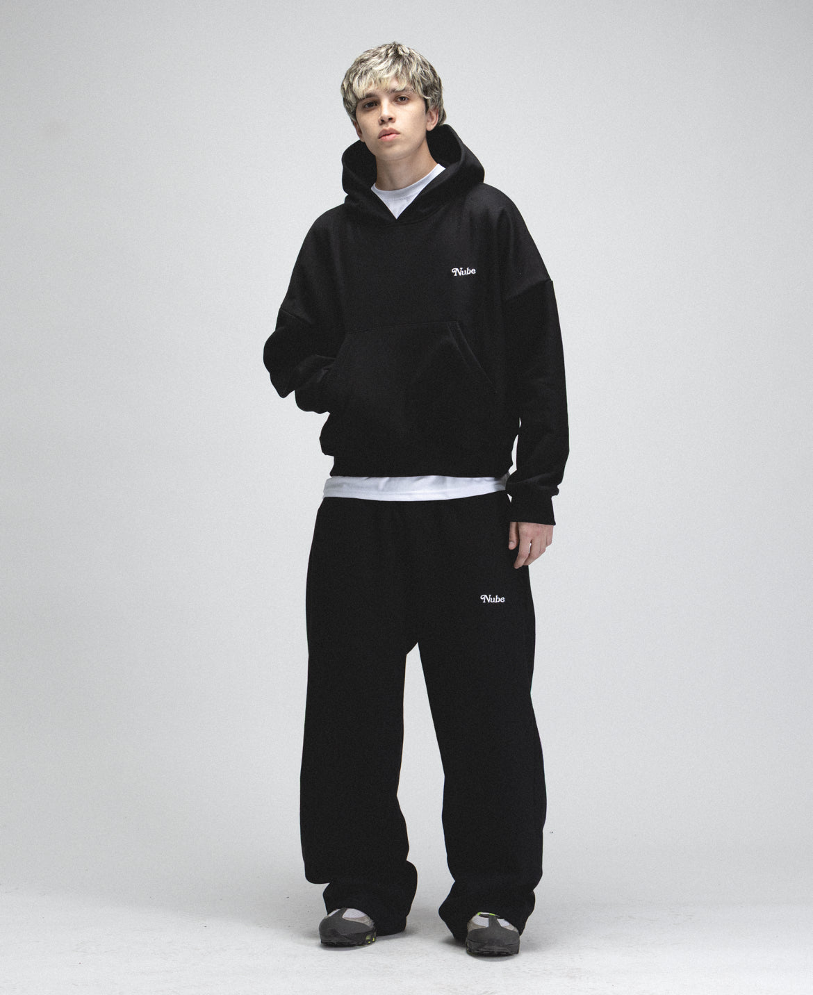 Heavy & Cozy Black Boxy Hoodie