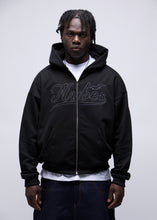Cargar imagen en el visor de la galería, Nubes Big Stitch Hoodie Black