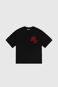 Red Dead Black Boxy Tee