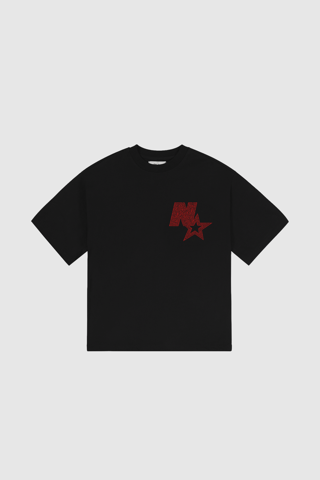Red Dead Black Boxy Tee