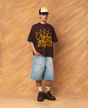 Cargar imagen en el visor de la galería, Double Knee Light Washed Denim Short