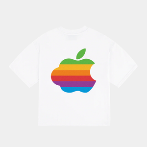 iCloud Big Logo White Boxy Tee