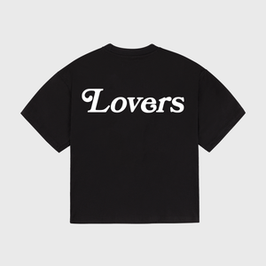 Lovers Black Boxy Tee