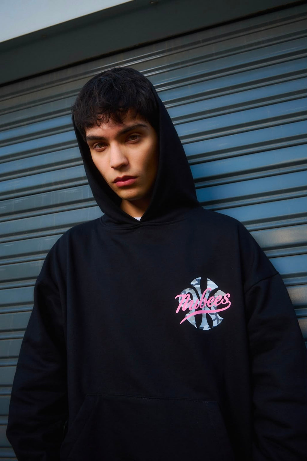 New York Camo Hoodie Black