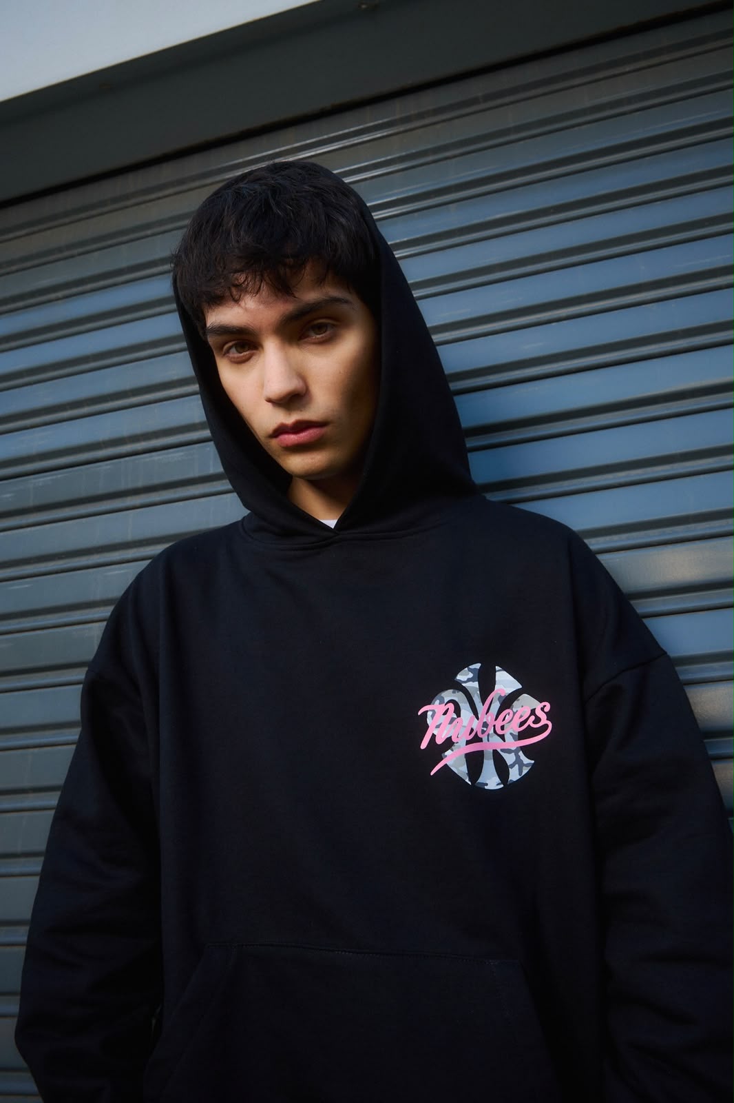 New York Camo Hoodie Black