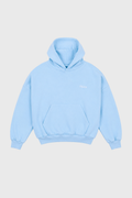 Heavy Basic Boxy Hoodie Baby Blue