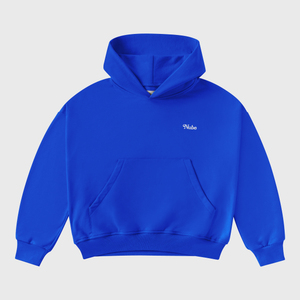 Basic Royal Blue Boxy Hoodie