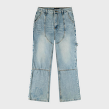 Cargar imagen en el visor de la galería, Original Western Light Washed Boot Cut Jeans
