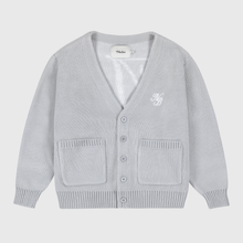 Cargar imagen en el visor de la galería, Script Logo Grey Cardigan