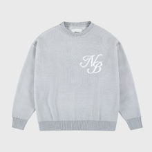 Cargar imagen en el visor de la galería, Script Logo Grey Sweater