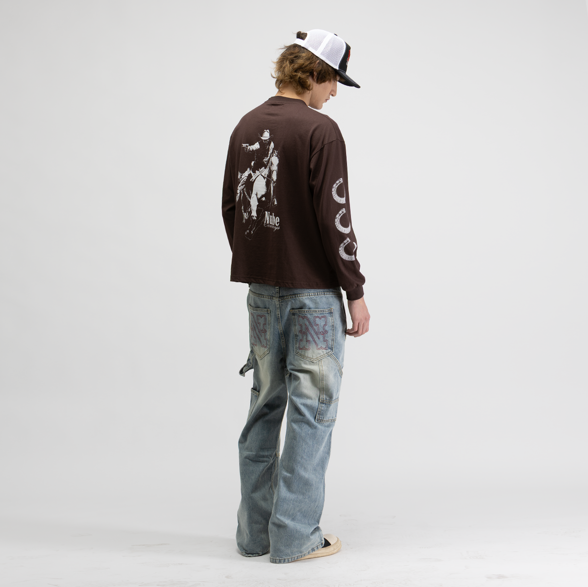 Nube Cowboys Brown Long Sleeve Tee