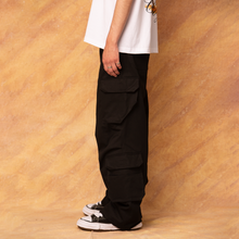 Cargar imagen en el visor de la galería, Nube Double Cargo Black Pants