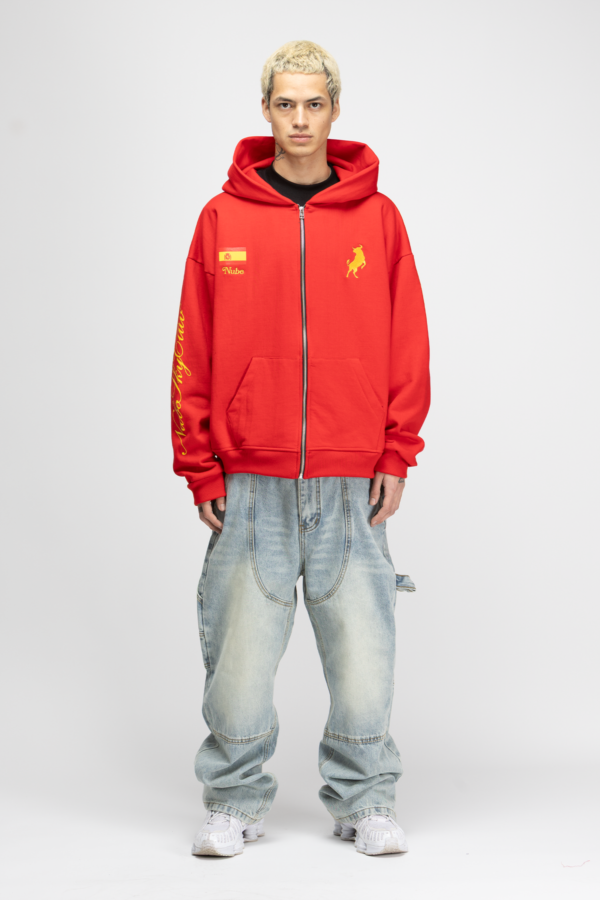 Nube sky club Spain Red Hoodie