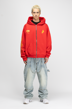 Cargar imagen en el visor de la galería, Nube sky club Spain Red Hoodie