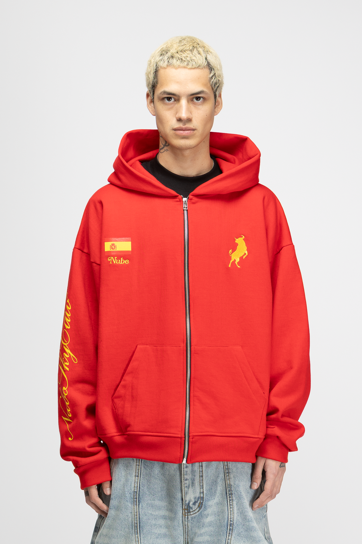 Nube sky club Spain Red Hoodie