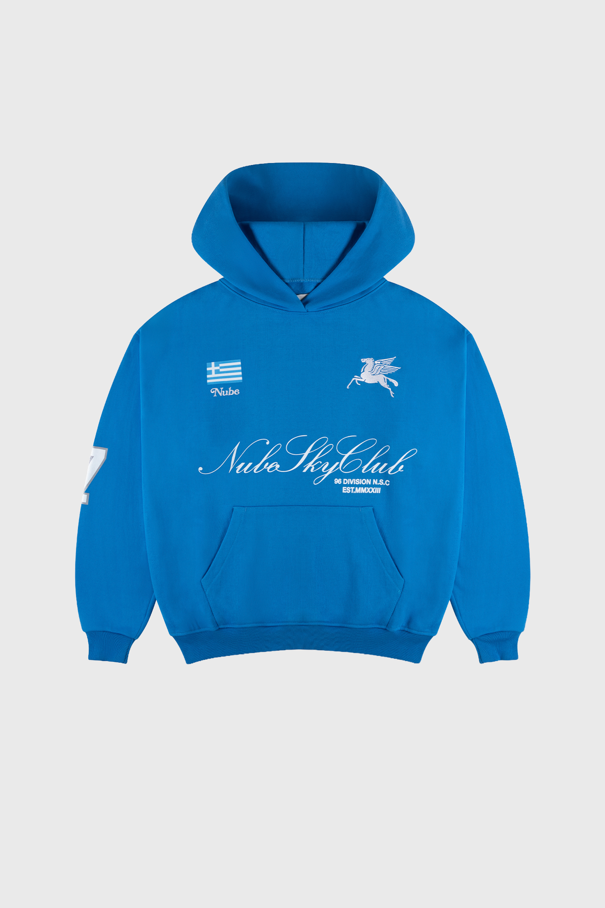 Nube sky club Greece Blue Hoodie