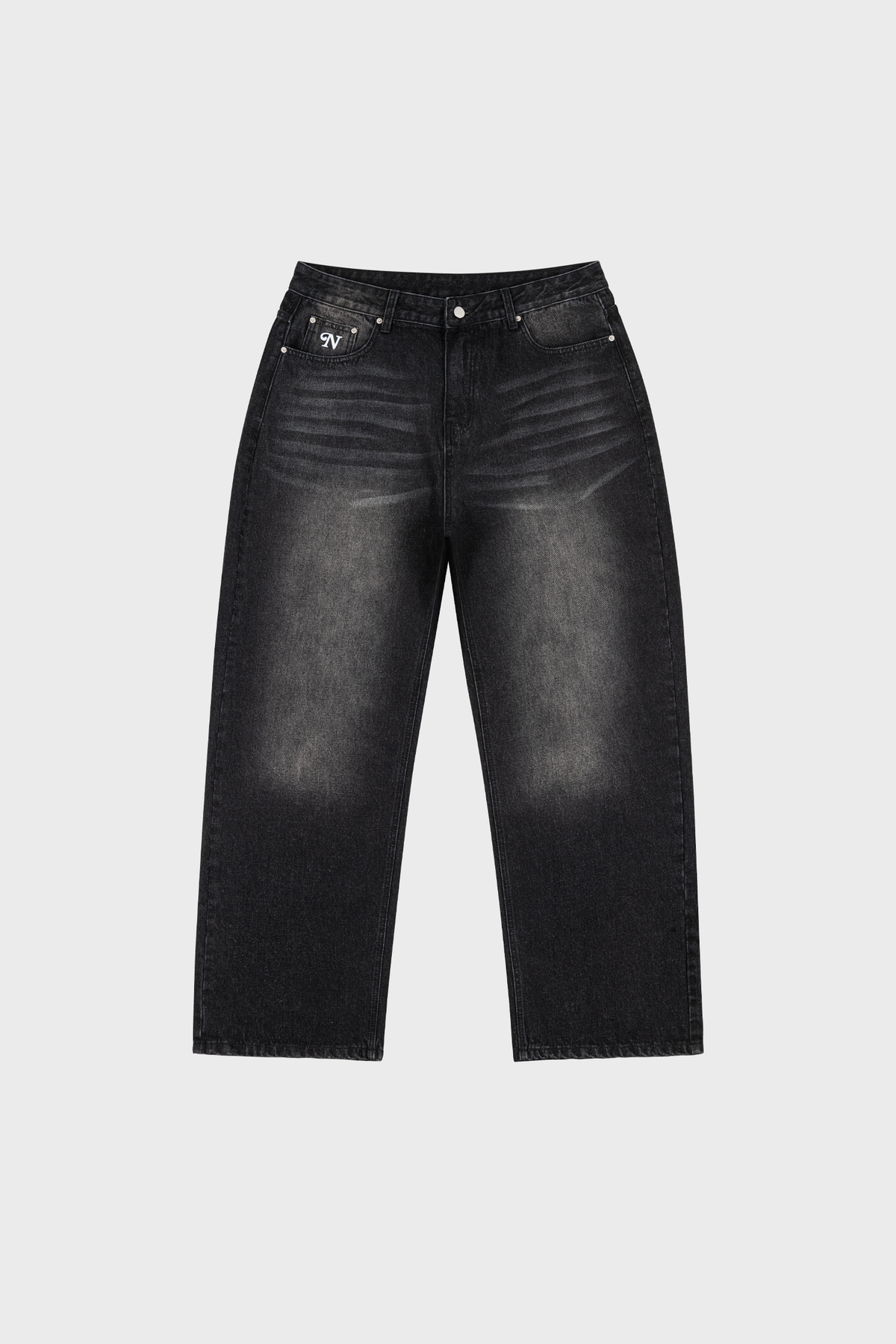 Big N Baggy Jeans Washed Black