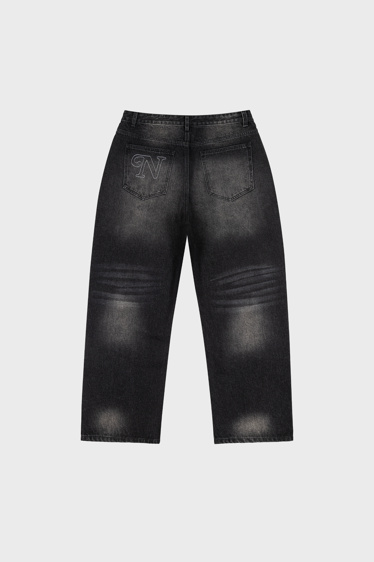Big N Baggy Jeans Washed Black