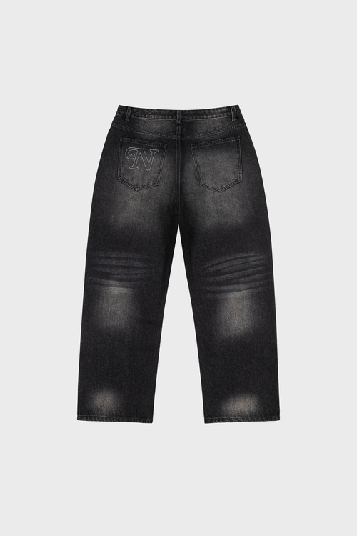 Big N Baggy Jeans Washed Black
