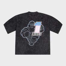 Cargar imagen en el visor de la galería, Nubaru Racing Washed Black Tee
