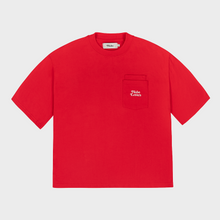 Cargar imagen en el visor de la galería, Lovers Double Pocket Red Boxy Tee