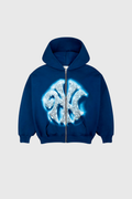Nubees Bling Zip Hoodie Navy