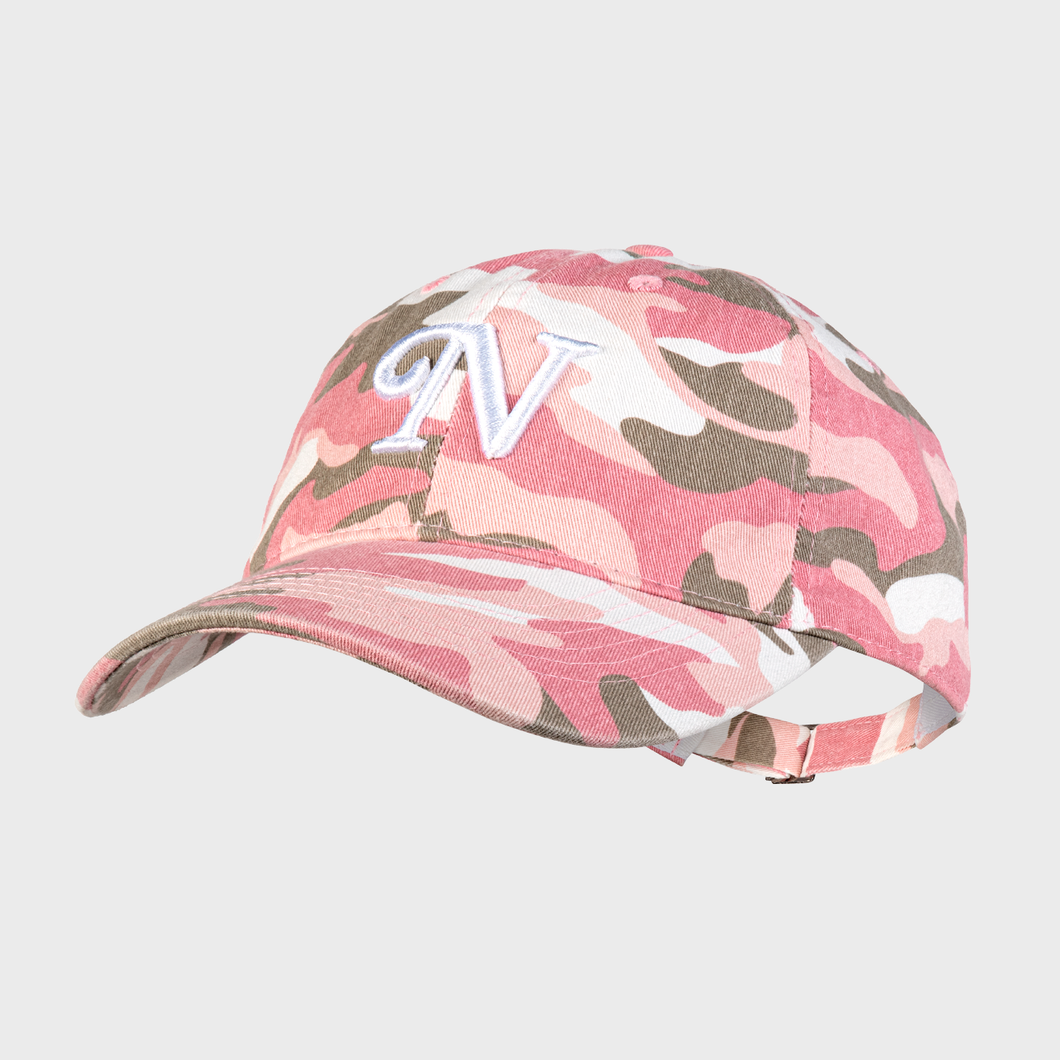 Big N Pink Camo Dad Cap