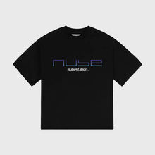 Cargar imagen en el visor de la galería, NubeStation Black Boxy Tee