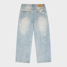 Cargar imagen en el visor de la galería, Small N Baggy Paint Splatter Jeans