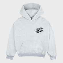Cargar imagen en el visor de la galería, Pixel Web Melange Grey Hoodie