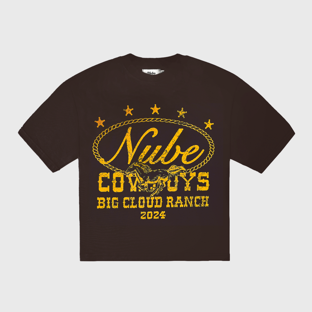 Big Cloud Ranch Brown Boxy Tee