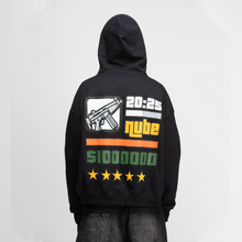Cargar imagen en el visor de la galería, San Andreas Black Zip Hoodie
