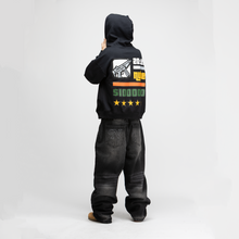 Cargar imagen en el visor de la galería, San Andreas Black Zip Hoodie