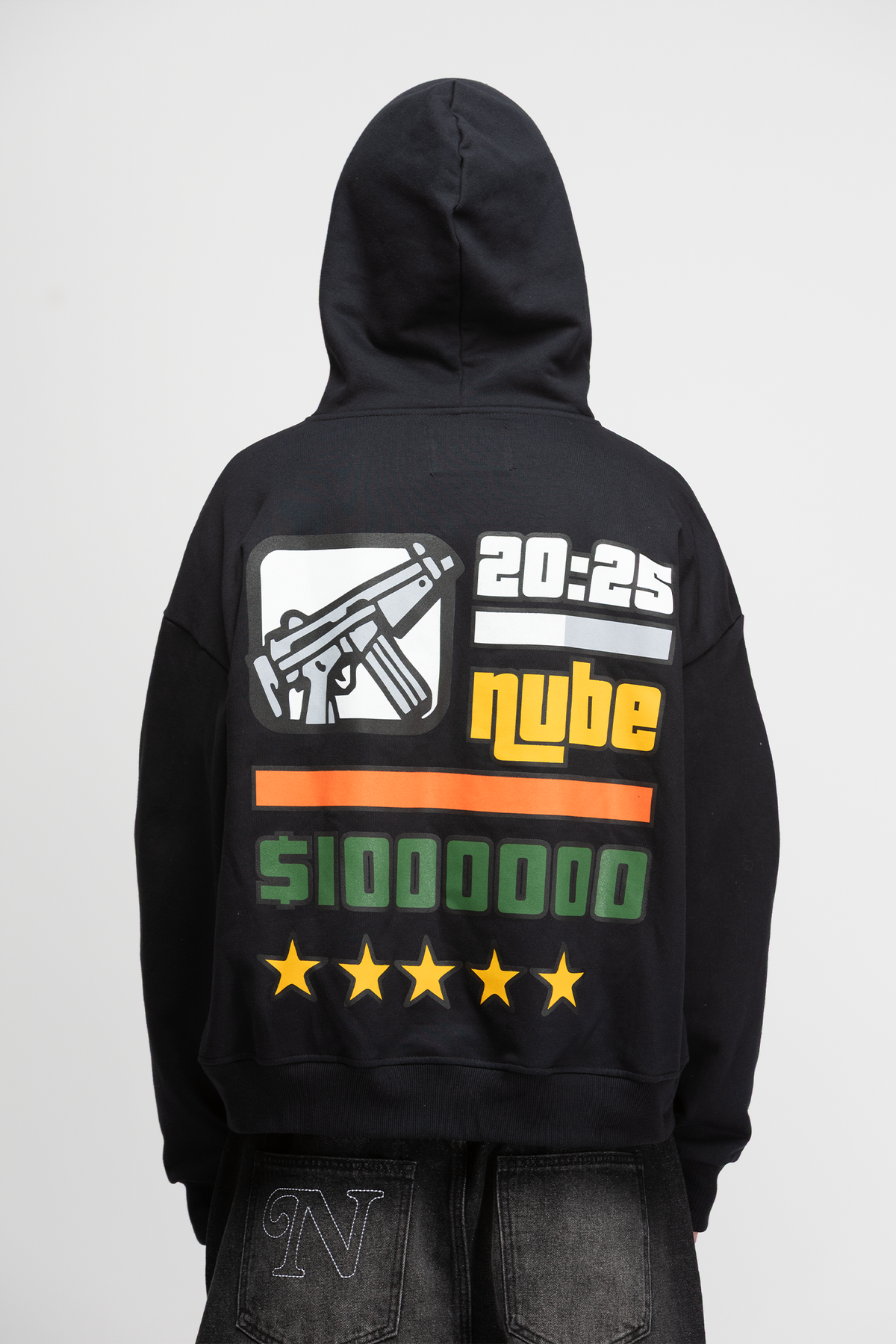 San Andreas Black Zip Hoodie