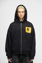 Cargar imagen en el visor de la galería, San Andreas Black Zip Hoodie